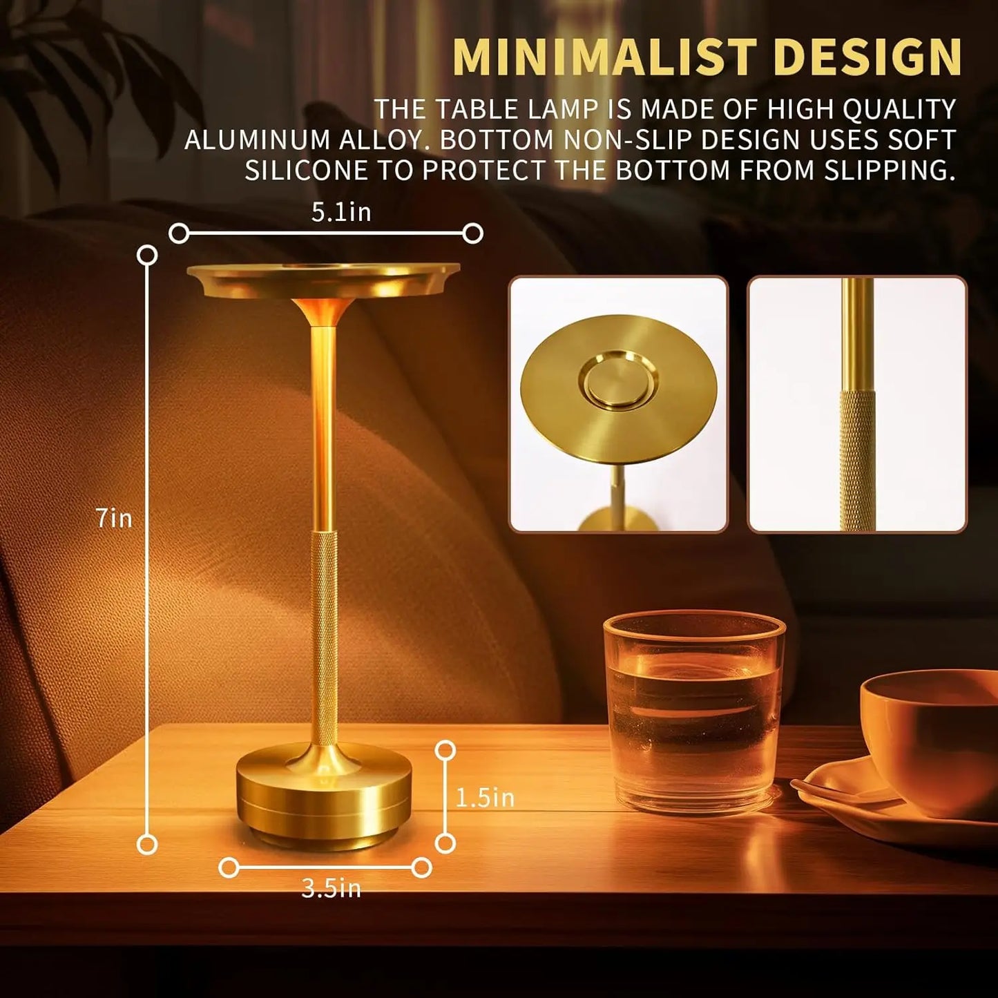 Wierless Simple Desk Lamp