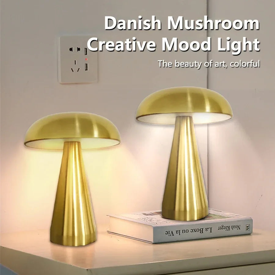 Retro Touch Metal Table Lamp Three Colours