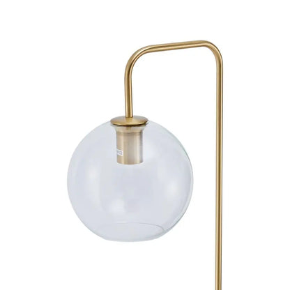 Gold Modern Arc Arm Floor Lamp