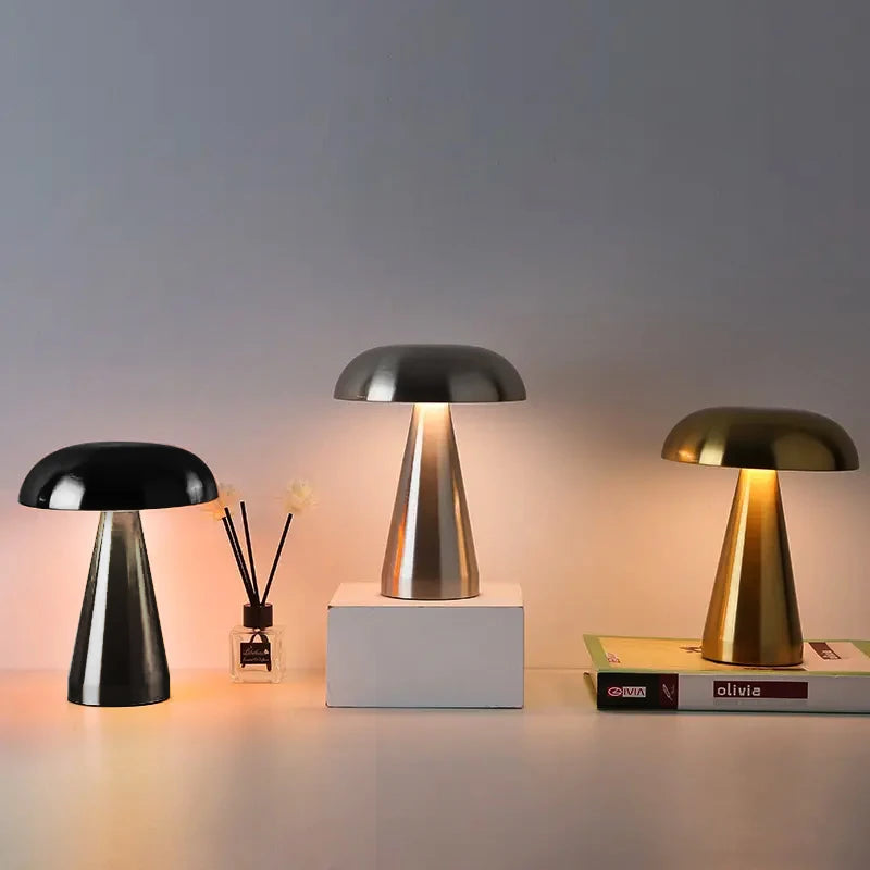 Retro Touch Metal Table Lamp Three Colours