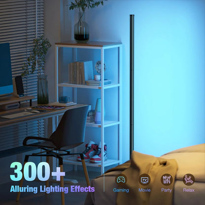 Smart RGB Dream Colour Dimmable Corner Floor Lamp Stand Smart APP LED